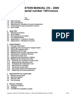 Operation Manual Cs - 2000 From Serial Number 1501xxxxxx