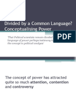 Divided by A Common Language? Conceptualising Power