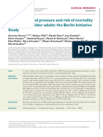 Control of Blood Pressure and Risk of Mortality in A Cohort of Older Adults: The Berlin Initiative Study