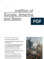 The Condition of Europe, America, and Spain