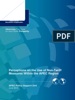 Perceptions in the Use of NTMs Within the APEC RegionJune2014final