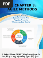 Agile Methods: Corpuz, Rodelyn Sumallo, Emilie Ann Tayaba, Francois Villanueva, Leo Gabriel