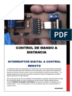 Interruptor Digital A Control Remoto - Este Es El Prototipo. Luego Se Mejoro y Se Cambio Funciones