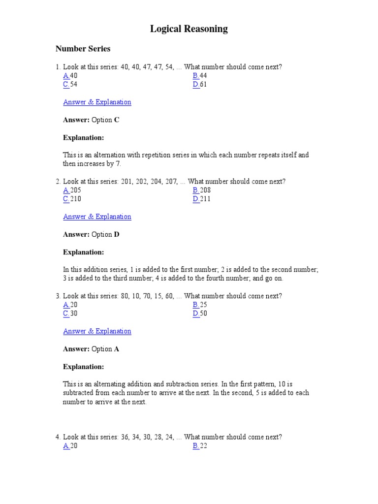 Logical Reasoning PDF | PDF | Blue | Dice