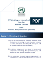 APT Workshop On International Mobile Roaming Brisbane, 8-10 June