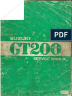 Manual Suzuki GT200X5 Servicio