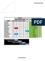 Examen Regional Excel - CALIFICACIONES