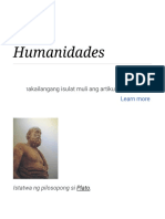 Humanidades - Wikipedia, Ang Malayang Ensiklopedya