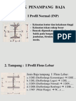 Bentuk Penampang Baja
