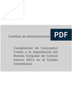 Cartillas de Administración Pública - Compilación de Conceptos Frente a la Importancia del Modelo Estándar de Control Interno MECI en el Estado Colombiano (1).pdf