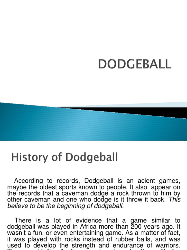 Dodgeball PDF Athletic Sports Sports Rules And Regulations