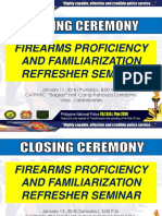 Firearms Proficiency and Familiarization Refresher Seminar