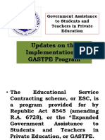 Education Service Contracting (ESC) - For Parents - September 7