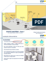 Instalações Hidrossanitárias - ESGOTO - Parte I