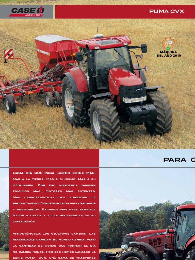 Tractores Puma | PDF | Transmisión (Mecánica) Tractor