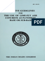 Guidelines for the use of lime and fly ash in pavement base and sub-bases