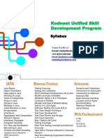 Kodnest Syllabus