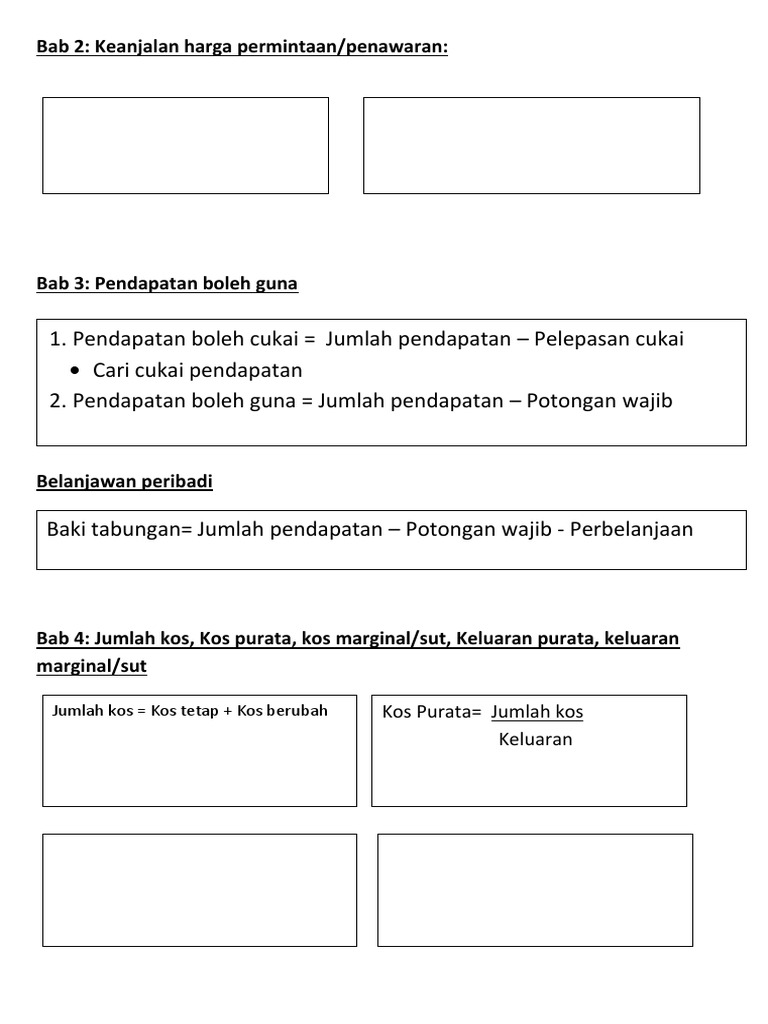 Ekonomi Rumus  PDF