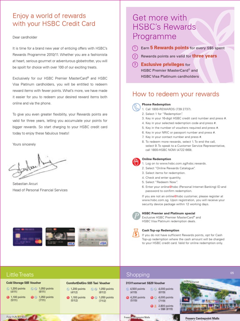 HSBC Rewards 10 | PDF | Loyalty Program | Visa Inc.