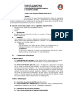 Guía para Elaboración Del Proyecto