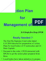 Action Plan For Management of MSW: S.K.Singh, Env - Engr, CPCB