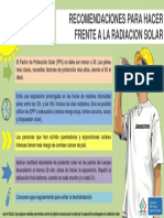 Recomendaciones Radiacion Solar