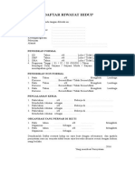 Daftar Riwayat Hidup: Pendidkan Formal