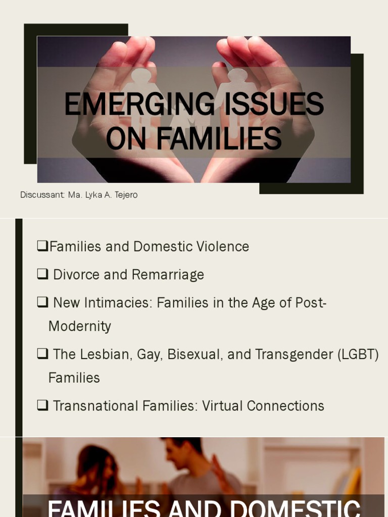 Contemporary Family Issues Today | PDF | Domestic Violence | Violence