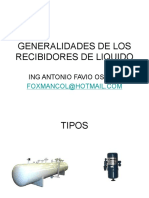 Generalidades Recibidor de Liquido