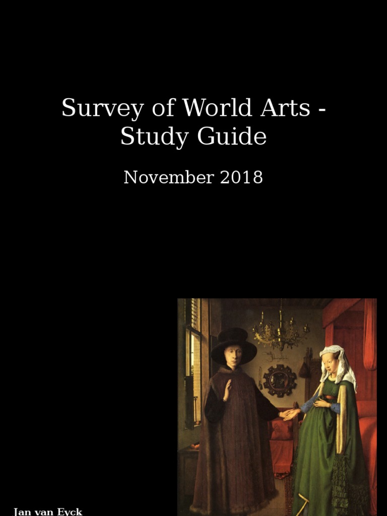 World Art Survey Study Guide | PDF | Édouard Manet | Raphael