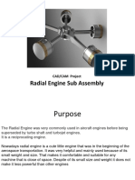 Radial Engine Sub Assembly: CAD/CAM Project