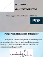 Integrator Rangkaian dan Penerapannya