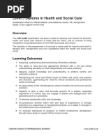 Level 5 Diploma in Health and Social Care