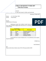 3A Table Dan Formula