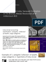 Role of Ancient India, Sarasvati Civilization in Tin-Bronze, Metals Revolution of 4th Millennium BCE