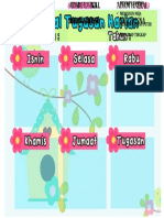 JADUAL TUGASAN BUNGA