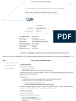 CSIR - Request Supplier Registrations (With CSD Number) PDF