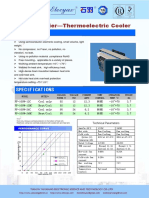 100W Peltier-Thermoelectric Cooler: Technical Parameters