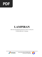 Lampiran: Daftar Alat Yang Digunakan Pada Residue Catalytic Cracking Unit PT Pertamina Ru Vi Balongan