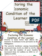 Factoring The Economic Condition of The Learner