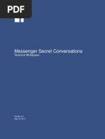 Messenger Secret Conversations Technical Whitepaper