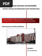 INFORME DISEÑO GEOMETRICO PASO DESNIVEL