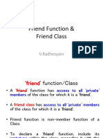 Friend Function & Friend Class: V.Radhesyam