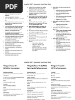 Tournament Cheat Sheet PDF