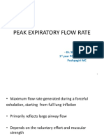 Peak Expiratory Flow Rate