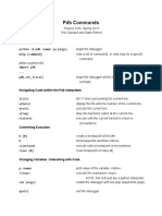 PDB Commands PDF