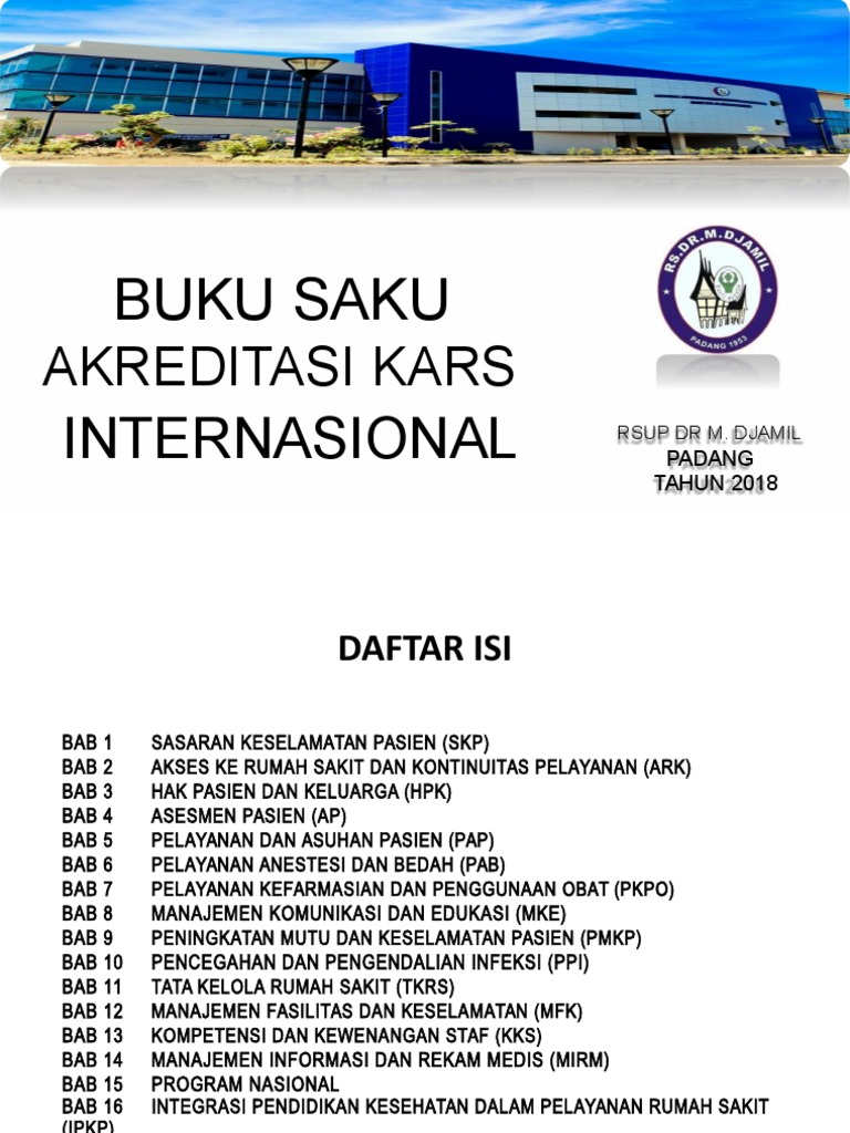 Buku Saku Akreditasi Rsup Dr M Djamil Padang 1 1 Doc