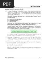 Principles of Fuel Flight Planning: Payload To Fulfill This Requirement