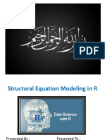 Structural Equation Modeling in R