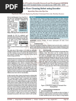Automatic Floor Cleaning Robot Using Encoder